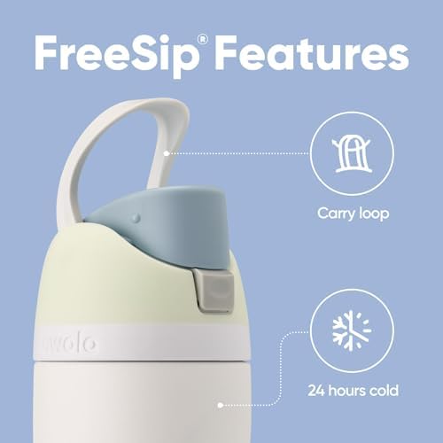 Owala FreeSip Insulated Stainless Steel Water Bottle with Straw for — عرض 3