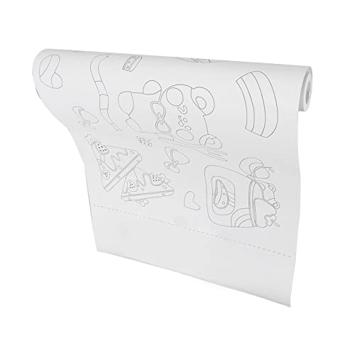 Rollo de papel de dibujo hecho a mano para obras de arte infantiles, el regalo de cumpleaños ideal 5