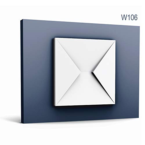 Panneaux muraux 3D Orac W106-box ENVELOP revêtement polyuréthane 0.55m2 - 4