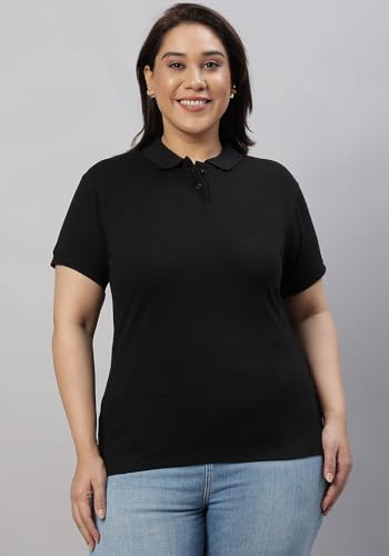 Image of Wear Your Opinion Womens Plus Size Polo Collar Neck T-Shirt Top