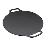 JHQ 鉄板 マルチグリドル 正規品 33cm IH ガス 焚き火 直火 対応 取っ手カバー付き 軽量 シーズニング不要 アウトドア キャンプ BBQ