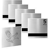 Bocolon 5PCS Laser Engraving Double Color ABS Plastic Sheet,Two-Tone Laserable...