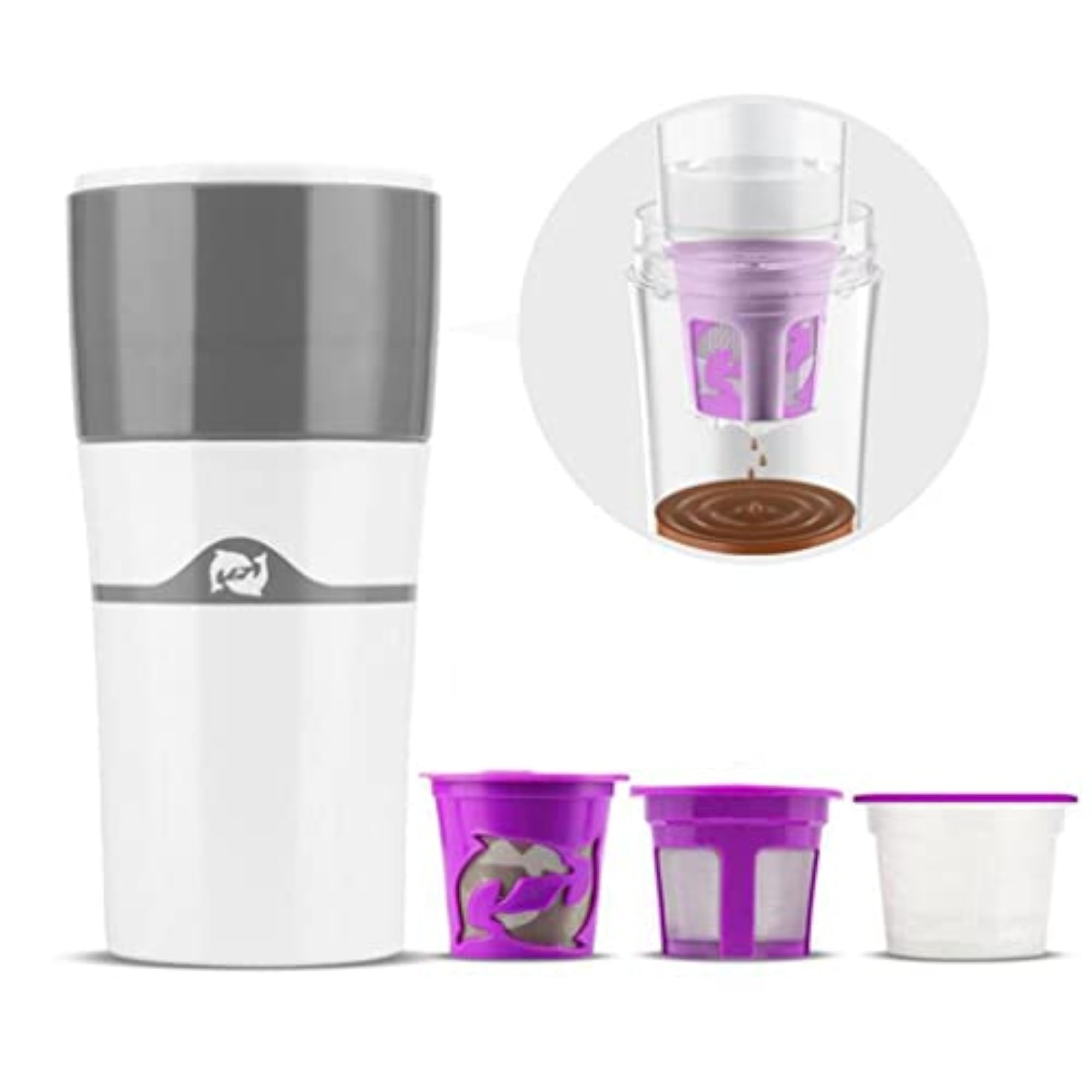 Portable Drip Coffee Maker French Press for Travel