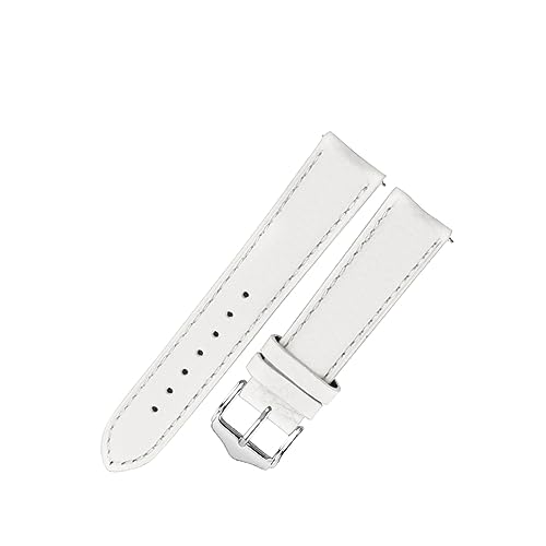 Bracelet de montre en cuir de vachette litchi vert élégant pour look affaires