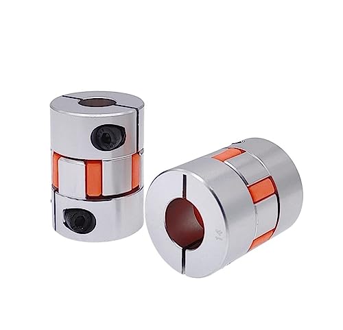Rigid coupling,Stainless steel rigid coupling 1pcs D30L40 Coupling Stepper Motor Shaft Coupler Flexible Plum Shaft Coupler(6.35x12)