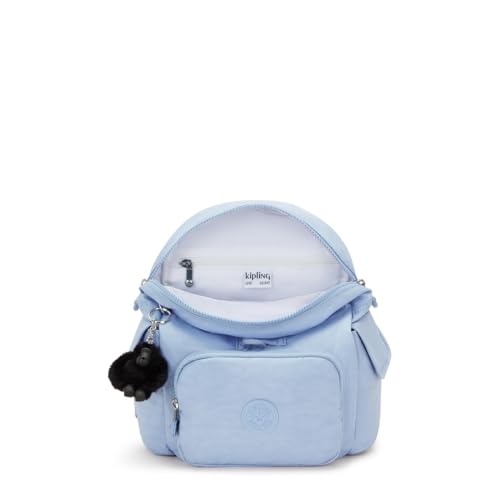Kipling Women's City Pack Mini Backpacks, 14x27x29 cm, 14x27x29 cm, Cloudy Sky Blue, One Size, CITY PACK MINI3