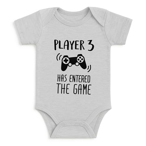 Image of Bump and Beyond Designs Funny Gamer Pregnancy Announcement for Dad and Grandparents Gift