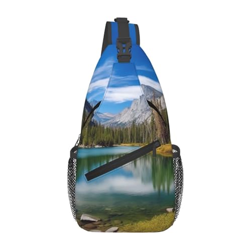 Bolso Sling unisex tipo chest para senderismo y viaje