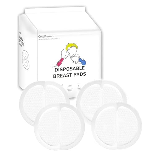 Hulami Nursing Pads - Disposable Breast Pads Soft Super Absorbent and Breathable Make the Breasts Unburdened Breastfeeding Essentials for Moms Nipple Covers 100Pcs