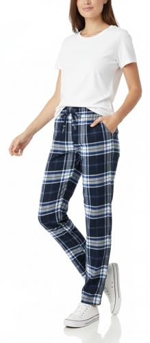 Image of Womens Multicolor Cotton Checkered Pyjama | Checks Pajama for women with Elastic & Drawstring Plus Size (S TO 8XL)
