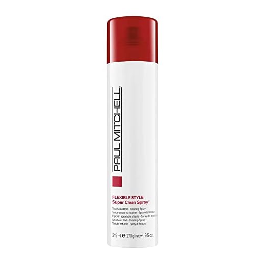 Paul Mitchell Super Clean Spray, Flexible Hold, Touchable Finish, For All Hair Types, 9.5 oz.