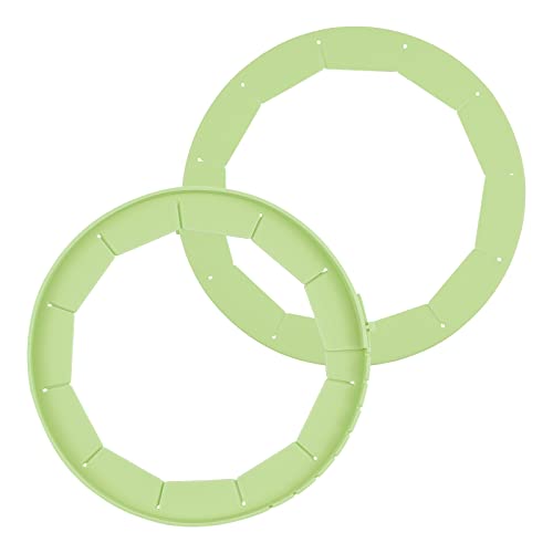 HOHUIGO Adjustable Pie Crust Shield Protector, Silicone Baking Pie Ring