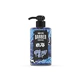 Barber Marmara Gel da Barba No. 76 per Uomini Trasparente Senza Schiuma con Pompa Qualità Professionale Turca per Contorni Barba, Linea del Collo & Rasatura 500ml
