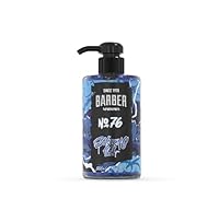 Barber Marmara No. 76 Shaving Gel for Men Transparent No Foam Shave Gel with Pump Professional Turkish Barber Quality for Beard Contours, Neckline & Close Shave Gel 500ml