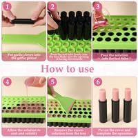 100 Pack Plastic Lip Balm Tubes with Filling Tray and Spatula Set 0.176 Oz/5g Black Empty Plastic Lipstick Tubes for Lip Gloss Container DIY for Lipstick Gloss Solid Perfume