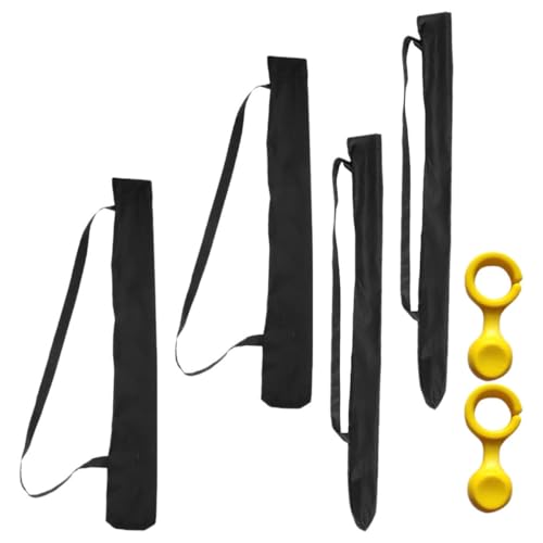 GOOHOCHY Funda para Paraguas con Correa de Poliéster Absorbente de Agua, 6 Piezas para Paraguas Rectos y Golf, Bolsa de Almacenamiento Portátil para Uso en Días Lluviosos