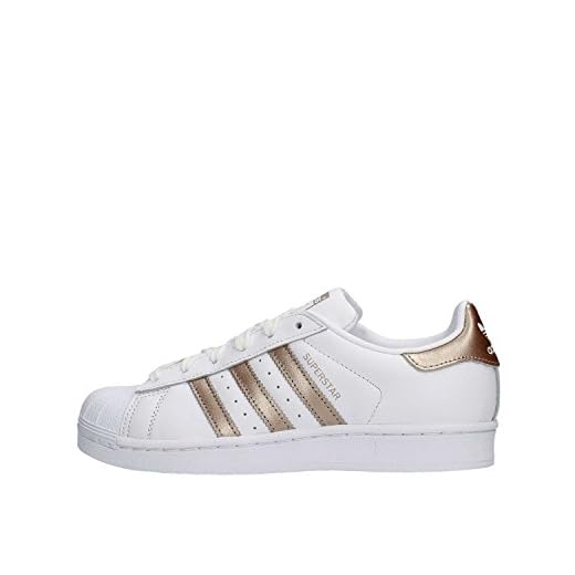 adidas Superstar, Zapatillas para Mujer, Blanco (Footwear White/Cyber Metallic/Footwear White 0), 37 1/3 EU