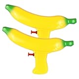 UPKOCH 3pcs Banana Shape Water Soaker Toys - Fun Cartoon Water Play Toy for Kids, Perfect for Summer Pool Parties and Outdoor Water Games