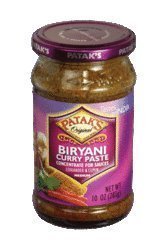 Patak's Biryani - Pasta de curry (mediana), 9.98 oz (paquete de 2) - Comestibles indios