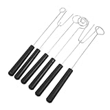 TOPBATHY 6stücke Edelstahl-fonduegabeln Für Käsefondue Schokoladenfondue Hot Pot Gabeln Backgabeln Dessertgabeln Kochzubehör Küche