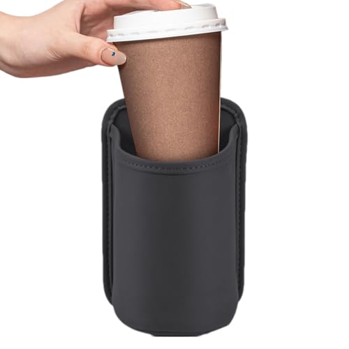 Porte-Gobelet Automobile | Boîte De Rangement Porte Voiture avec Porte-Gobelet - Porte-Bouteille Et Mug en Cuir Suspendu pour Organisation Intérieur Véhicule Camion