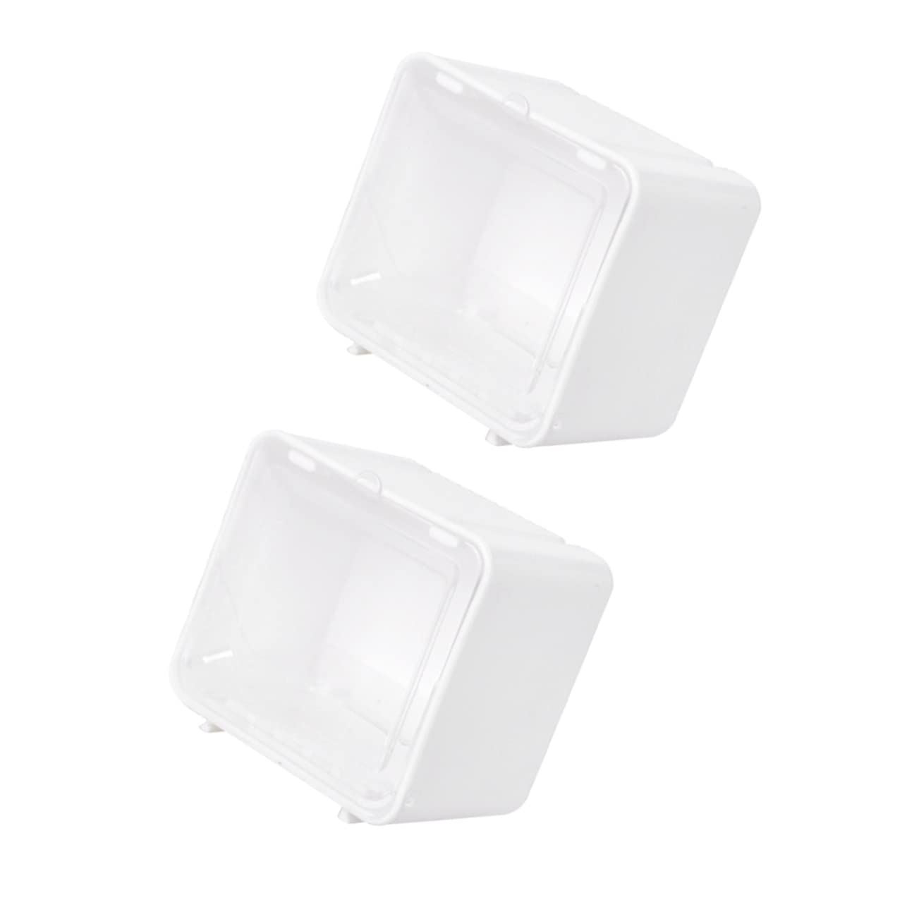 Mini boîte de rangement pour accessoires Housoutil avec dévidoir blanc pratique