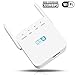 Produktbild WLAN Repeater,WLAN Verstärker 300Mbit/s 2,4GHz WLAN-Repeater WiFi Repeater mit LAN-Port Funktion,Unterstützt AP/Repeater Modus,WLAN Verstaerker Kompatibel zu Allen WLAN Geräten