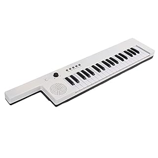 Clavier électronique portable, touches multifonctions de piano à clavier avec instrument de musique d’éducation polyphonique à 32 notes pour enfants débutants(BF-3755 blanc) - Les Beatles, Paul McCartney, John Lennon, RIngo Starr, George Harrison