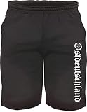 sostex Ostdeutschland Sweatshorts - Altdeutsch Bedruckt - Kurze Hose Shorts Schwarz L
