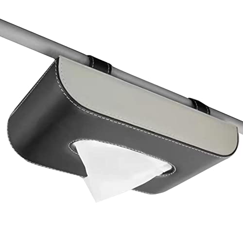 Caixa de lenços de carro, Caixa de tecido de carro de couro PU, Estojo de tecido de couro PU para ca