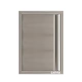Garvee Edelstahl Außenküchentür 43.18 × 60.96 cm – bündig einbauende BBQ Zugangstür, wasserdicht & korrosionsbeständig für BBQ-Inseln, Kamine und Spülenschränke