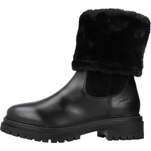 Geox Damen D Iridea M Stiefel, Schwarz, 35 EU – Ansicht 3