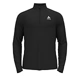 Odlo Herren Essential Midlayer halber Rei verschluss, Schwarz, L EU