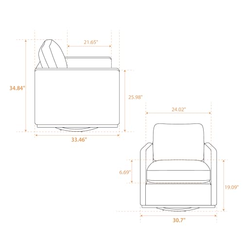 Sillón Plegable Chenille Beige miniatura 2