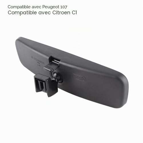 Aramox Rétroviseur intérieur de voiture ABS 814842 pour 107/206/106