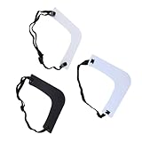 ZJchao 3Pcs Chin Beard Trimmer Guide Adjustable Headband Beard Trimming Flexible Neckline Guide Tool Premium Plastic Shaper Template for Men Grooming At Home or Travel