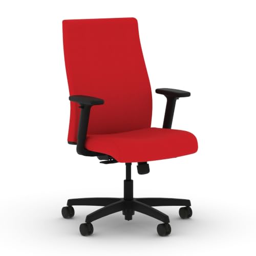 Image of HON Ignition 2.0 Ergonomic Office Chair, Lumbar Support, Desk Chair, Ruby