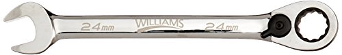 Williams JHW1224MRC 24mm Reversible Ratcheting Combination Wrench Metric 12 Point