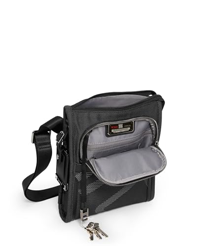 TUMI - Alpha Pocket Bag - Small Travel Crossbody Bag - Shoulder Bag for Men & Women - Reflective TUMI Jacquard2