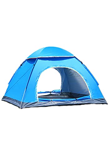 Tente de plage portable bleu azur pour vos journées ensoleillées en famille