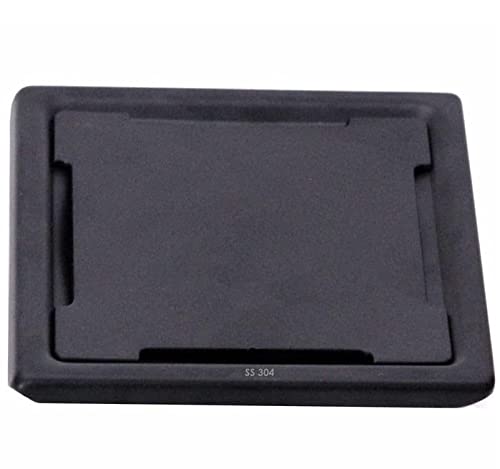 Buy KINIK Square Black Drainer Black Stainless Steel 304 Bathroom Jali ...
