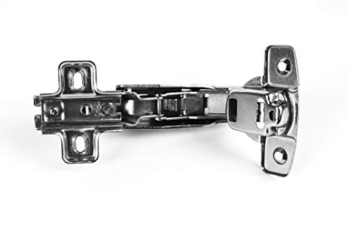 Berta (2 Pieces) 165 Degree Full Overlay, 2-Cam 4-Way Adjustment, Concealed Frameless Lazy Susan Bi Folding Cabinet Door Hinges With Screws (165 Degree Hinge, 2 Pieces) #TOP3