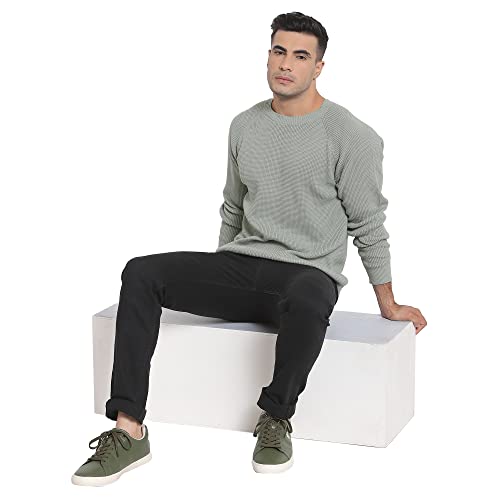 Image of Red Tape Men's Pastel Green Sweater