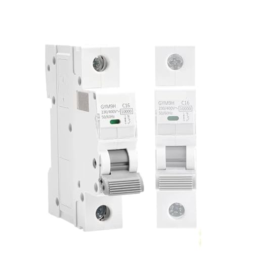 Disjoncteur courbe C GYM9H 16A 10KA mini disjoncteur monophasé 220V