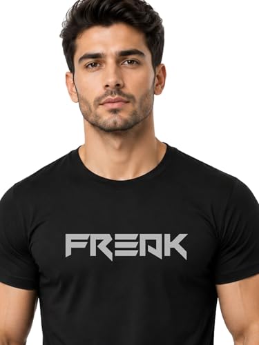 Image of 3Colours RGB Men's Gym Wear T-Shirt - Moisture-Wicking, Quick-Dry, Athletic Fit Workout Tee -Freak