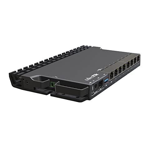 Image of MikroTik RouterBORD 5009UG+S+ with Marvell Armada ARMv8 CPU, 876538 (Marvell Armada ARMv8 CPU (4-cores, 1.4GHz per core), 1GB of DDR4 RAM, 1GB RB5009UG+S+in, Ethernet WAN,)