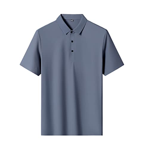 Polo gris xxl anti transpiration pour homme forte chaleur