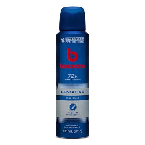 Bozzano Desodorante Aerossol Sensível Sem Perfume 150Ml 90G