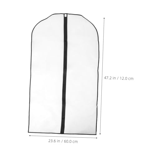 Homoyoyo 5pcs Peva Garment Dust Cover Bags for Suits and Coats Storage for Travel and Closet Organization2
