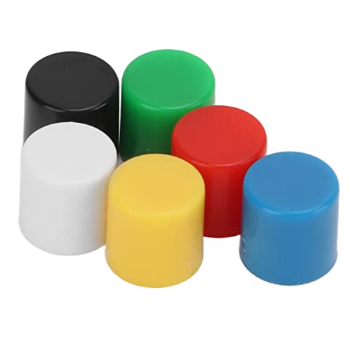 A56 180 peças conjunto de chaves de interruptor de toque leve tampas de chave de plástico redondas t